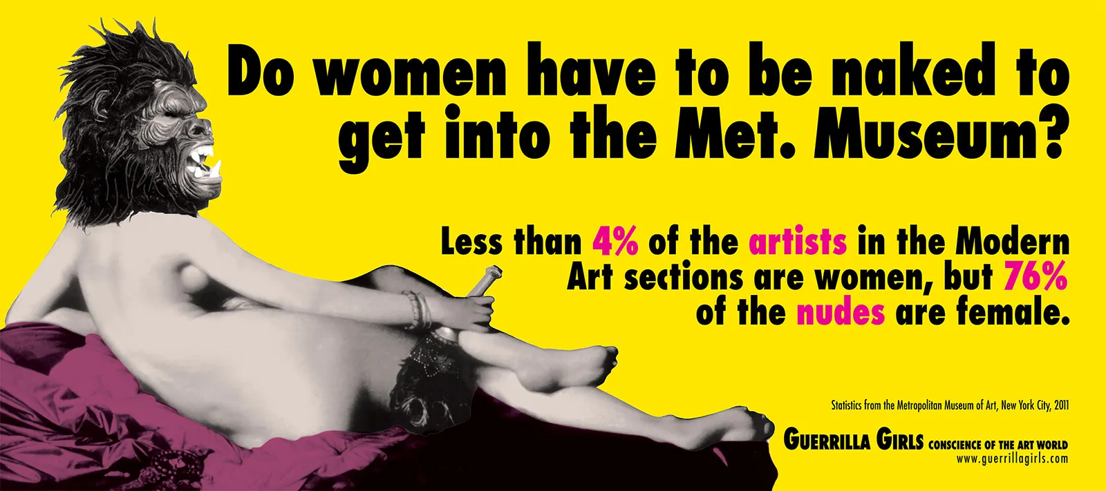 Do Women Have To Be Naked To Get Into The Met. Museum