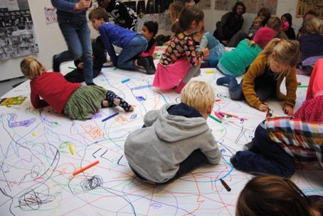 Reflecting on a World Dominated by Adults: Making Art with Youngsters